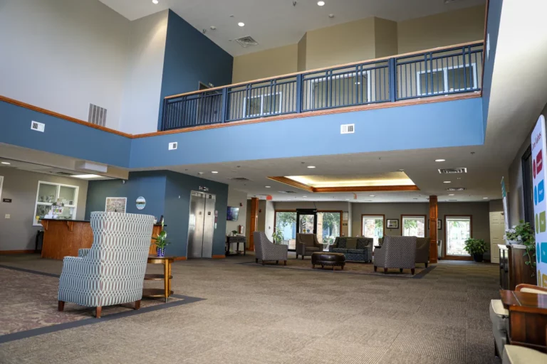 Heritage Pointe assisted living lobby