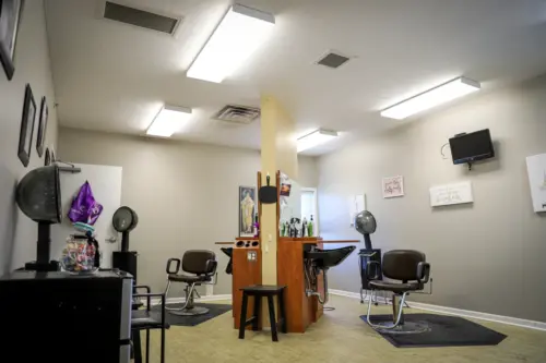 Heritage Pointe assisted living salon/barbershop