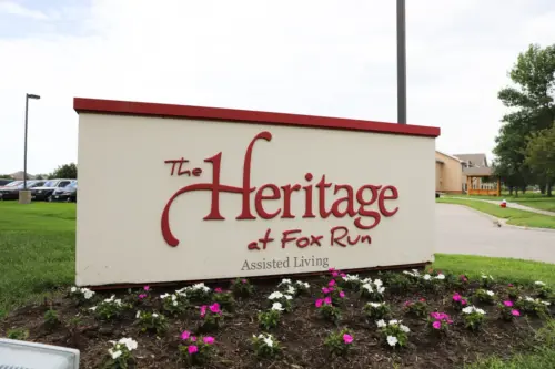 The Heritage at Fox Run entrance sign