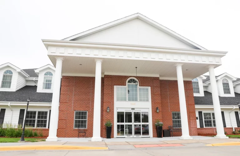 The Heritage at College View main entrance