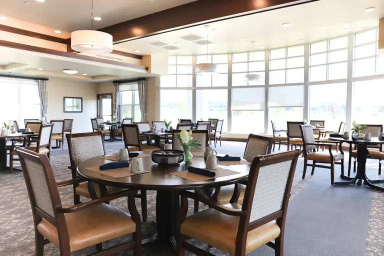 The Heritage at Fountain Point formal dining room