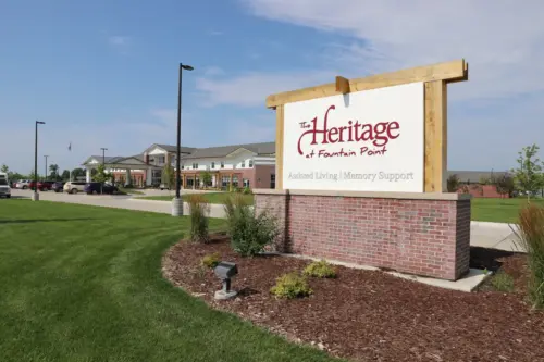 The Heritage at Fountain Point entrance sign