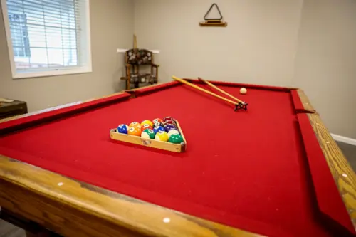 Fountain View Senior Living billiards room