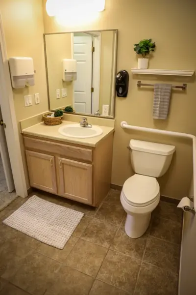 Fountain View Senior Living apartment bathroom