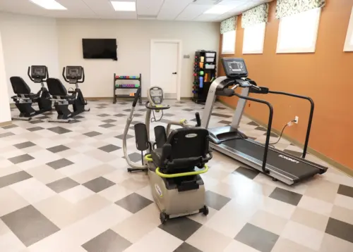 The Heritage at Fox Run independent living fitness and wellness center