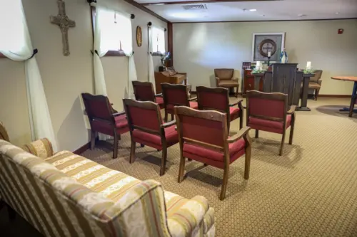 The Heritage at Meridian Gardens assisted living chapel