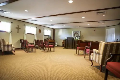 The Heritage at Meridian Gardens assisted living chapel