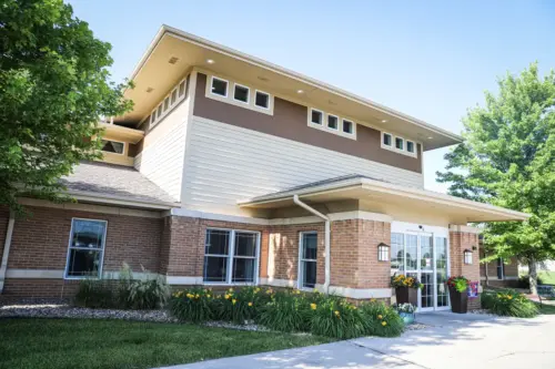 The Heritage at Meridian Gardens assisted living entrance