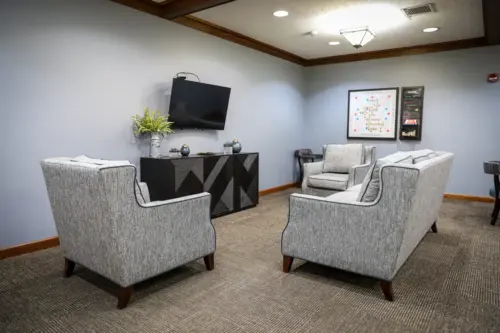 Heritage Ridge assisted living seating area on the second floor