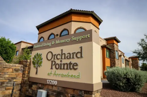 Orchard Pointe at Arrowhead entrance sign