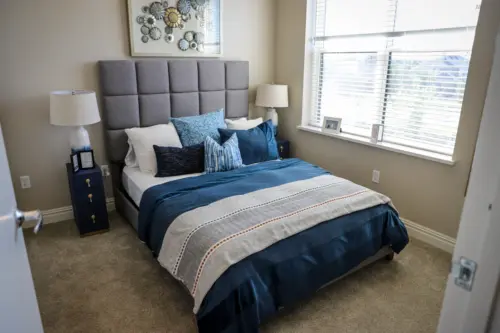 Orchard Point at Creek Valley Independent living apartment bedroom