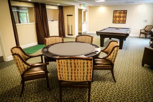 Orchard Pointe at Terrazza games and billiards room