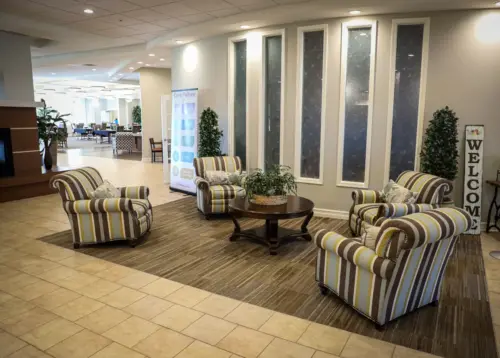 Ridgewood Senior Living assisted living main lobby