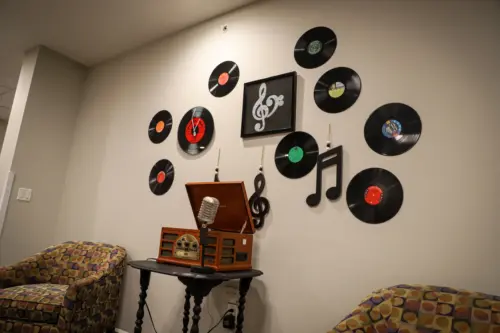 Ridgewood Senior Living memory care record player