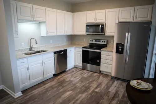 Ridgewood Senior Living Independent living apartment kitchen