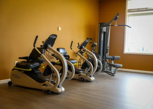 Ridgewood Senior Living wellness and fitness area with onsite physical therapy