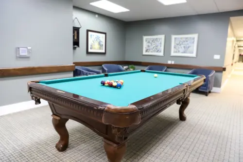 The Heritage at Sagewood billiards table