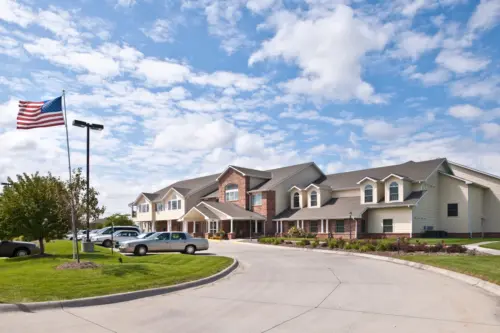 Heritage at Fox Run assisted living entrance